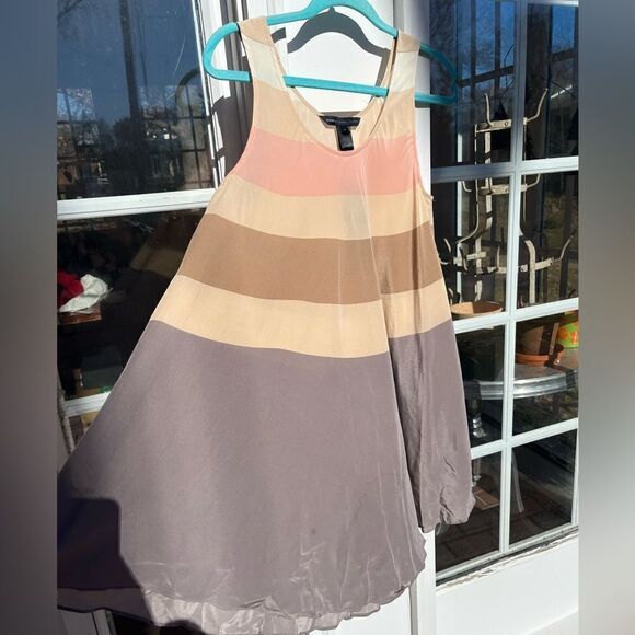 Marc by Marc Jacobs Simone Silk Striped Swing Dress NWT - Picture 1 of 11